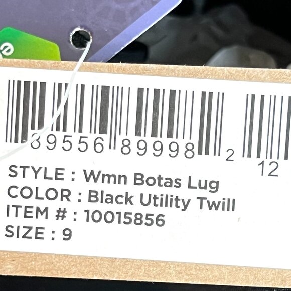 Toms Womens Size 9 Black Twill High Top Lug Sole‎ Platform Sneakers Shoes - Picture 14 of 14